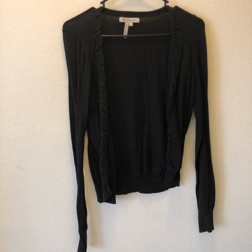 Black cardigan